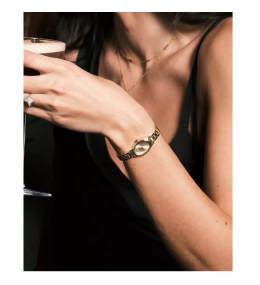 Montre Femme Pierre Lannier Ovalia 076H542 - Ovale & Dorée