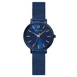 Montre Femme Pierre Lannier ESSENTIAL, acier PVD bleu 088G869