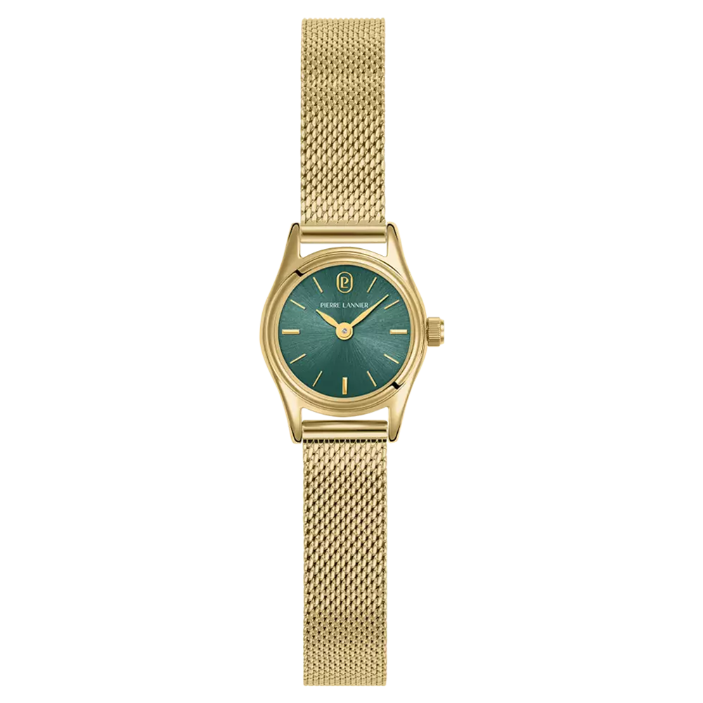 Montre Femme Pierre Lannier Pya, acier PVD jaune 091M572