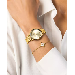 Coffret Montre Femme Pierre Lannier Multiples 178G542 - Doré