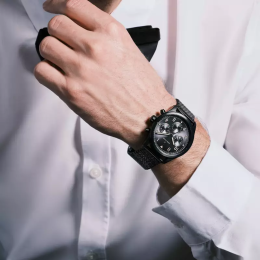 Montre Homme Pierre Lannier Aviateur 258M439 - Multifonction Noir & Or  Meta