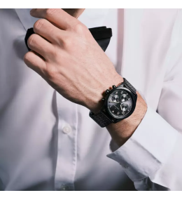 Montre Homme Pierre Lannier Aviateur 258M439 - Multifonction Noir & Or  Meta