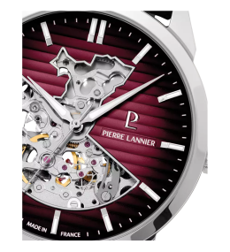 Montre Homme Pierre Lannier Monarck 315D153 - Automatique Bordeaux