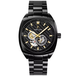 Montre Homme Pierre Lannier ARCADIUS, Automatique en acier PVD noir et cadran noir 329G439