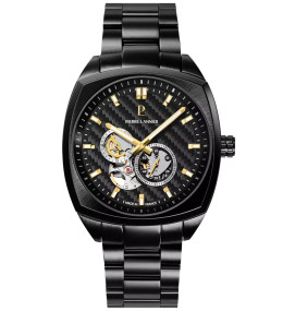 Montre Homme Pierre Lannier ARCADIUS, Automatique en acier PVD noir et cadran noir 329G439
