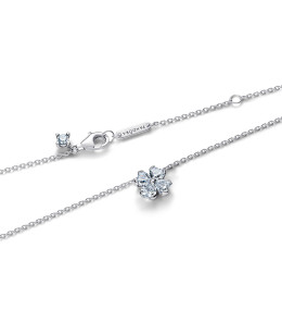 Collier Pandora Moments Trèfle Porte-Bonheur Scintillant - Argent 925/1000