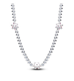 Collier Tennis Pandora Fleur Rose - Argent 925/1000 - 394561C01