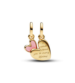 Charm Pendentif Pandora Rose Mère & Fille Séparable - Or Jaune 585/1000