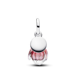 Charm Pendentif Pandora Fleur Bicolore - Argent & Or Jaune 14K
