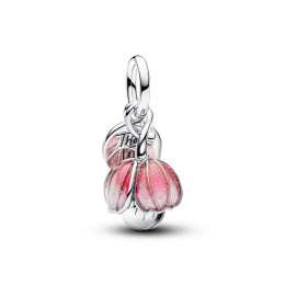 Charm pendentif Pandora fleur bicolore en argent 925/1000 et métal doré or jaune 585/1000, 764453C01