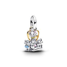 Charm pendentif Pandora Disney famille les Aristochats en argent 925/1000, 764465C01