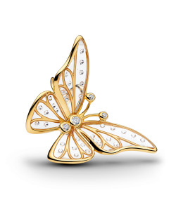 Charm Pandora papillon surdimensionnée ajouré en métal doré or jaune 585/1000, 764487C01