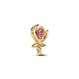Charm Pandora tulipe dorée en métal doré or jaune 585/1000, 764555C01