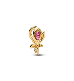 Charm Pandora tulipe dorée en métal doré or jaune 585/1000, 764555C01