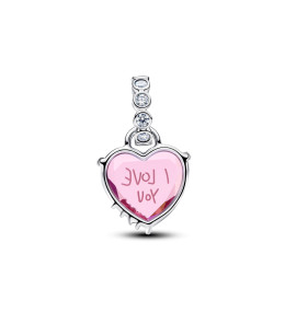Charm Pendentif Pandora "Je t'aime Maman" - Argent 925/1000 - 794464C01