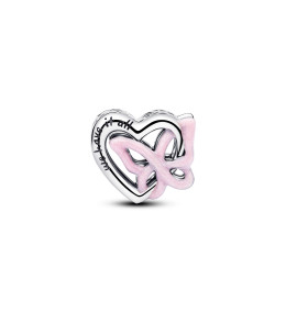 Charm Pandora Cœur et Papillon Entrelacés - Argent 925/1000 - 794475C01