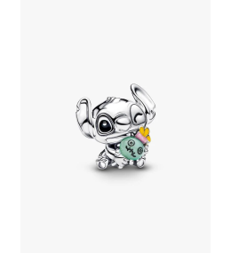 Charm Pandora moments, Disney Stitch et Scrump en argent 925/1000, 794554C01