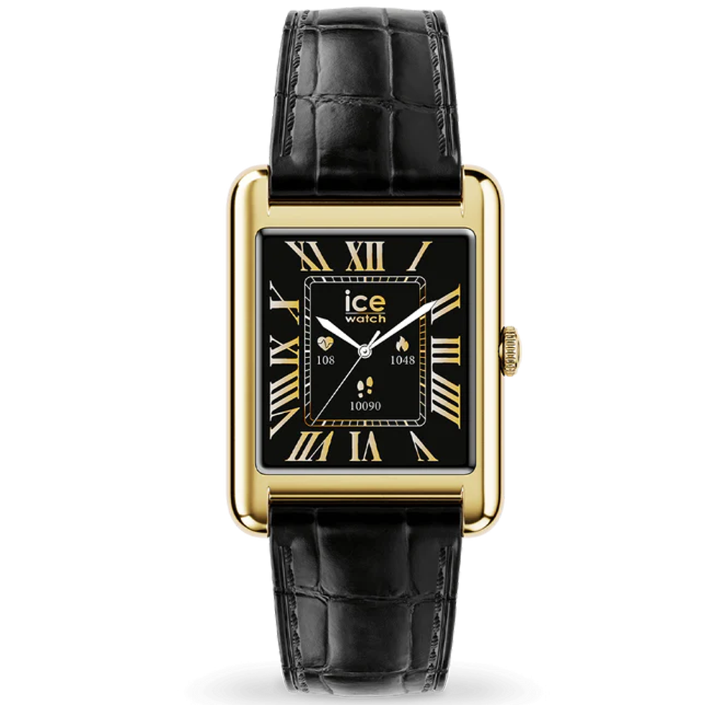 Montre ICE WATCH ICE TKS 2.0 RECTANGULAIRE 1.41, GOLD BLACK, 025285