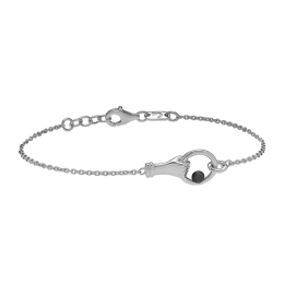 Bracelet Jourdan Bijoux Manea, argent 925/1000 et hématite AJF170311B