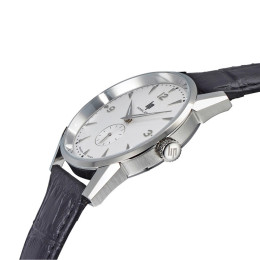 Montre Homme LIP Himalaya 40 mm - Petite Seconde & Cuir Noir - 671240