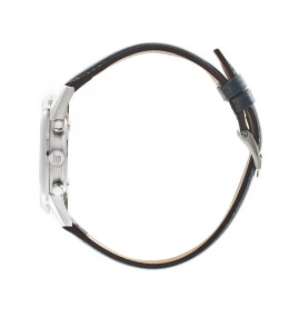 Montre Homme LIP Himalaya Chronographe - Acier & Cuir Bleu - 671593