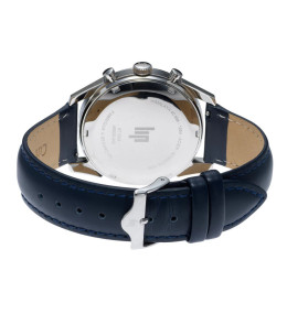 Montre Homme LIP Himalaya Chronographe - Acier & Cuir Bleu - 671593