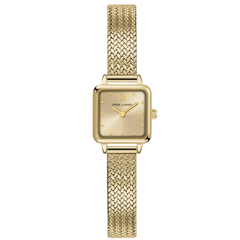 Montre Femme Pierre Lannier NEORA, acier PVD jaune 059H542