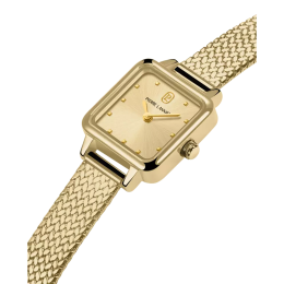 Montre Femme Pierre Lannier Néora 059H542 - Dorée & Maille Milanaise