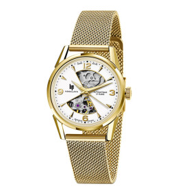 Montre Femme Lip Himalaya, Sablier, 33,5 mm, automatique, acier PVD jaune 671681