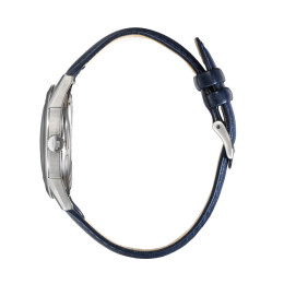 Montre Homme LIP Himalaya 671727 - Petite Seconde - Cuir Bleu & Saphir