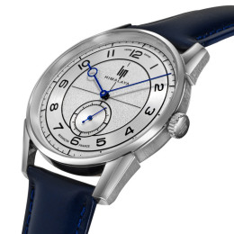 Montre Homme LIP Himalaya 671727 - Petite Seconde - Cuir Bleu & Saphir
