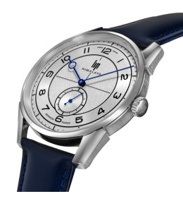 Montre Homme LIP Himalaya 671727 - Petite Seconde - Cuir Bleu & Saphir
