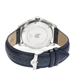 Montre Homme LIP Himalaya 671727 - Petite Seconde - Cuir Bleu & Saphir