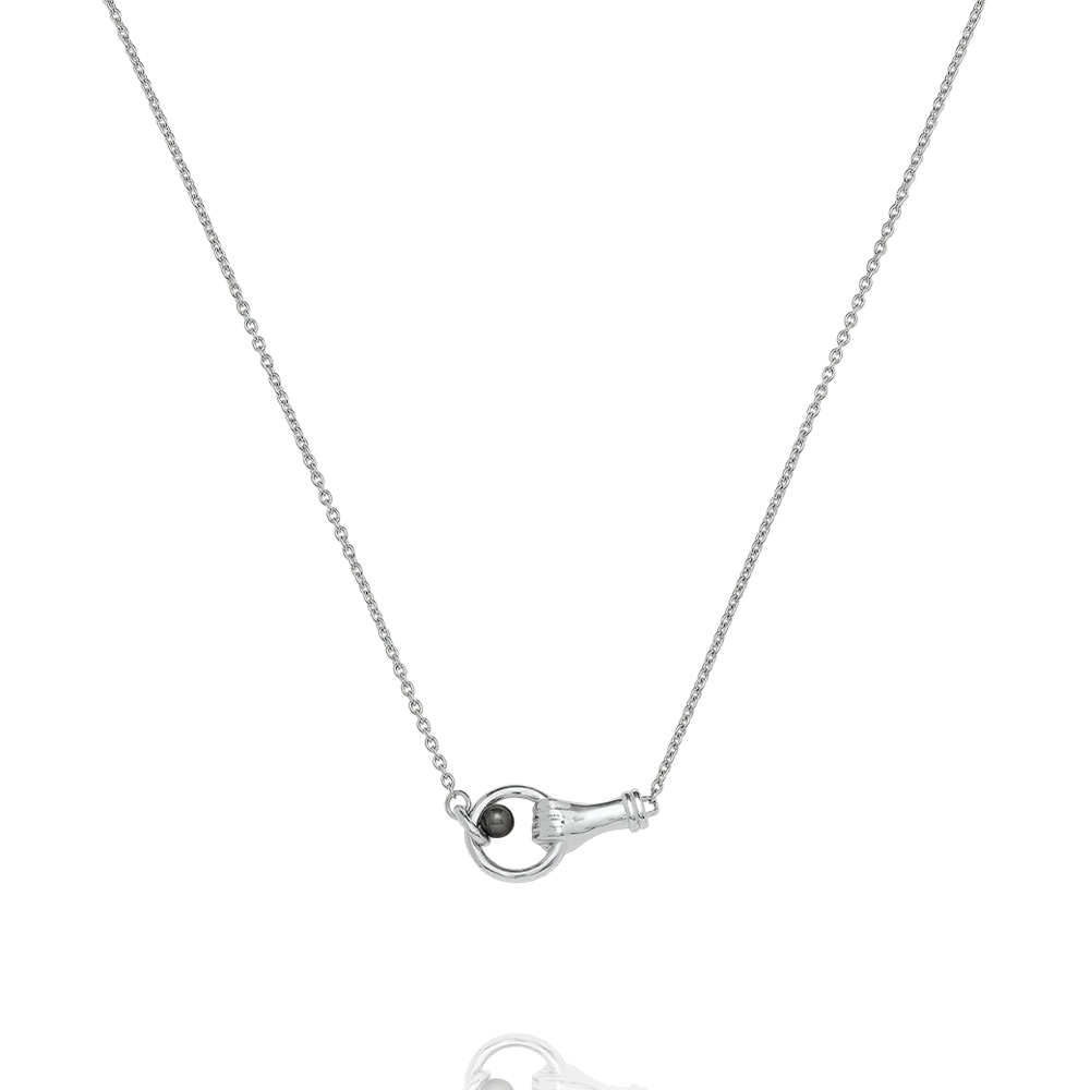 Collier Jourdan Bijoux Manea, argent 925/1000 et hématite AJF170312N