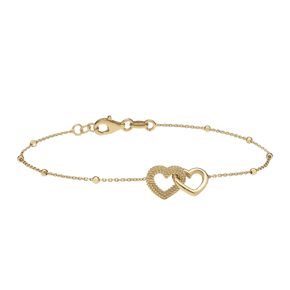 Bracelet Jourdan Bijoux Séréna, argent 925/1000 doré or jaune 750/1000, AJF210163B