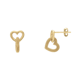 Boucles d'oreilles Jourdan Bijoux Séréna, argent 925/1000 doré or jaune 750/1000, AJF210164E