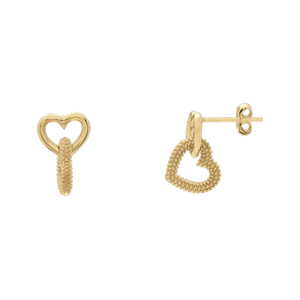 Boucles d'oreilles Jourdan Bijoux Séréna, argent 925/1000 doré or jaune 750/1000, AJF210164E