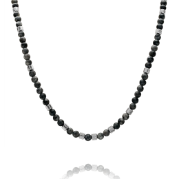 Collier Jourdan Bijoux Vulca, Labradorite, Acier JH100025N