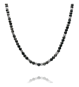 Collier Jourdan Bijoux Vulca, Labradorite, Acier JH100025N