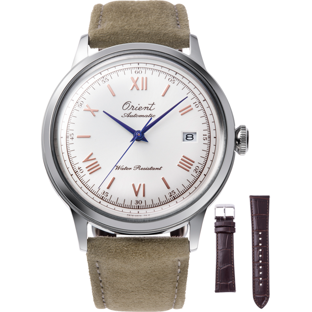 Montre Homme Orient, Automatique, édition limitée 125 éme Anniversaire en acier et 2 bracelets cuir RA-AC0027S30B