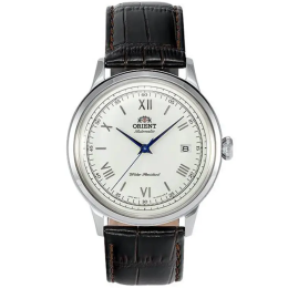 Montre Homme Orient, Automatique, Bambino 40,5 MM en acier et bracelet cuir TAC00009W0