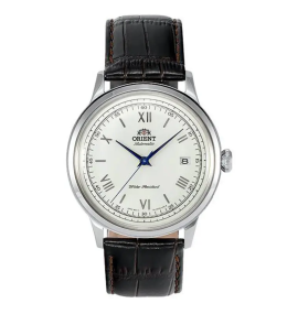 Montre Homme Orient, Automatique, Bambino 40,5 MM en acier et bracelet cuir TAC00009W0