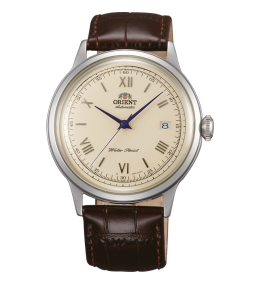 Montre Homme Orient, Automatique, Bambino 40,5 mm en acier et bracelet cuir TAC00009N