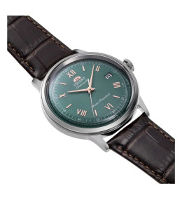 Montre Homme Orient Bambino V2 - Automatique - Cadran Vert Soleillé