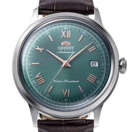 Montre Homme Orient Bambino V2 - Automatique - Cadran Vert Soleillé