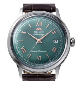 Montre Homme Orient Bambino V2 - Automatique - Cadran Vert Soleillé
