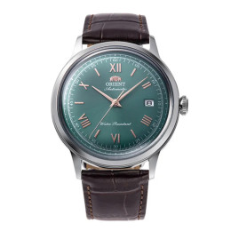 Montre Homme Orient, Automatique, Bambino 40,5 mm en acier et bracelet cuir RA-AC0023E30B