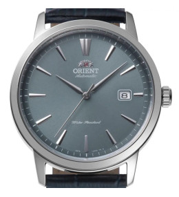 Montre Homme Orient Contemporary - Automatique - Cadran Bleu-Gris Mat