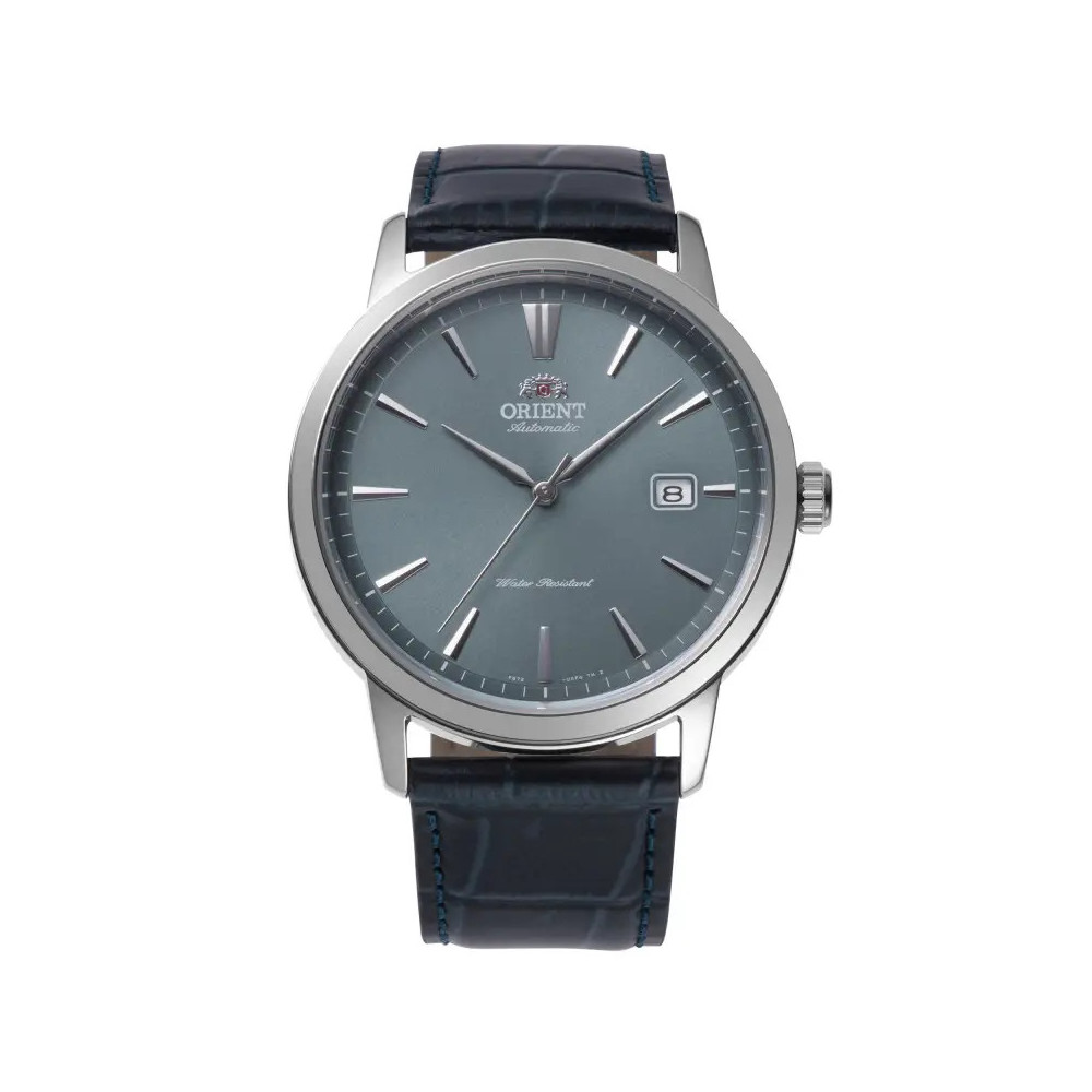 Montre Homme Orient, Automatique, Contemporary 41 mm en acier et bracelet cuir RA-AC0F14L30B
