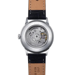 Montre Orient Bambino 38 mm - Automatique - Cadran Noir & Acier